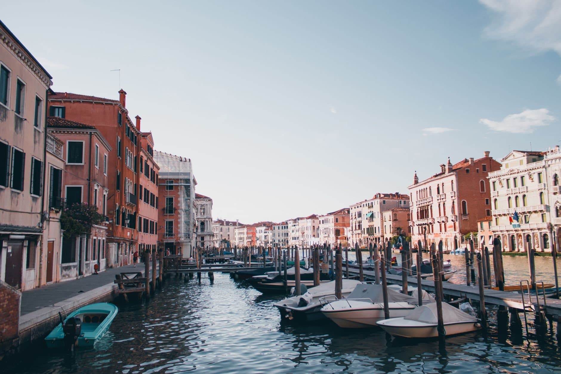 Discover the charm of Venice's canals, offering a glimpse of historic architecture and tranquil waterways.